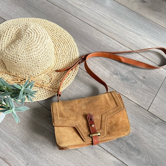 ba&sh Handbags - Ba&sh Alice Genuine Calfskin Leather Crossbody Purse Bag